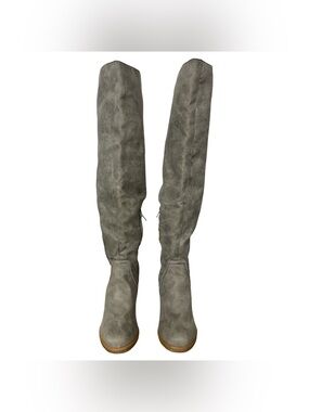 Sugar "Nectarine" Over-The-Knee Boot Gray Women's Size 6.5